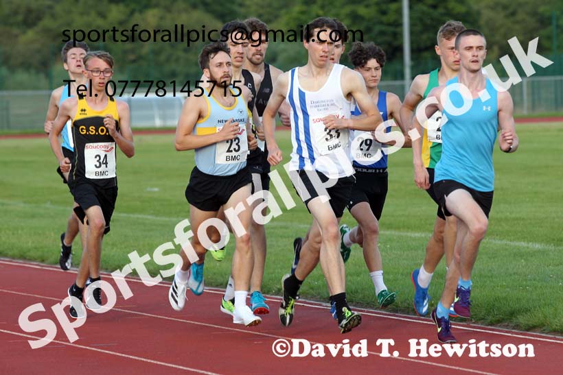 BMC 1500 metres, BMC, Chester le Street, July 19th. Photo: David T. Hewitson/Sports for All Pics